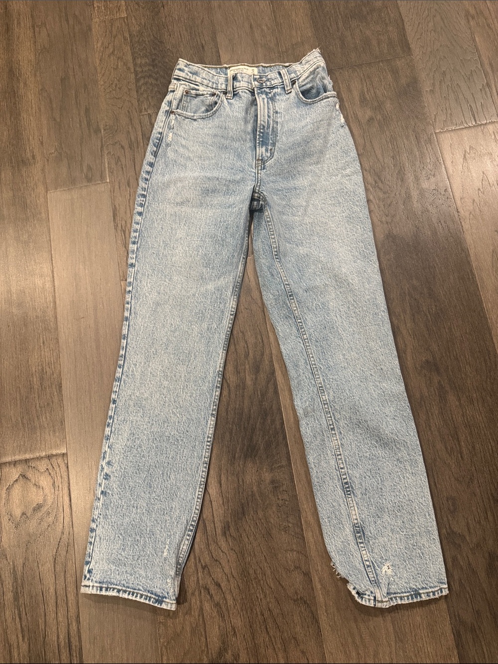 Abercrombie & Fitch Light Blue Straight Leg Jeans